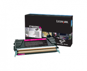 Lexmark oryginalny toner X746A2MG. magenta. 70000s. Lexmark X746DE. X748DE. X748DTE X746A2MG