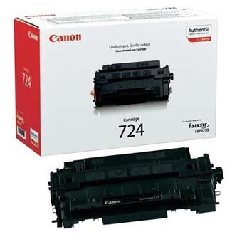 Canon oryginalny toner CRG724. black. 6000s. 3481B002. Canon i-SENSYS LBP-6750dn 3481B002