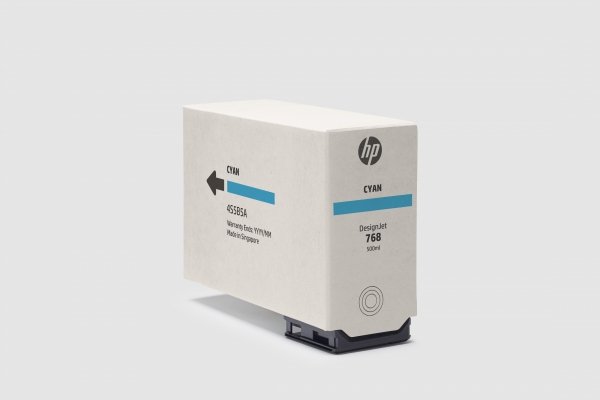 Tusz HP do plotera pigmentowy CYAN, 768, 500ml (pasuje do Designjet XL 3800)