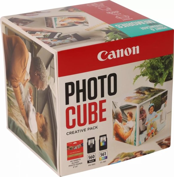 Tusz Canon PG-560/CL-561 PHOTO CUBE Creative Pack White BLUE NON-B, LISTERED PRODUCTS WITH SECURITY