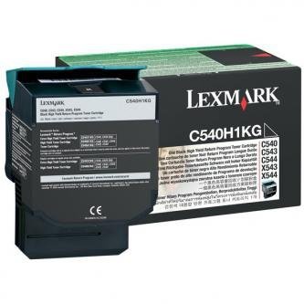 Lexmark oryginalny toner C540H1KG. black. 2500s. return. high capacity. Lexmark C540. X543. X544. X543. X544 C540H1KG