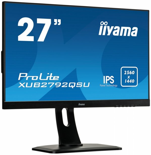 Monitor ProLite XUB2792QSU-B6 27 cali IPS,QHD,HAS(150mm),100Hz,4xUSB3.2,SLIM