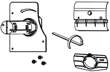 Części Honeywell Internal Rewinder for Datamax H-4212 / 4310 /  4408 / 4606