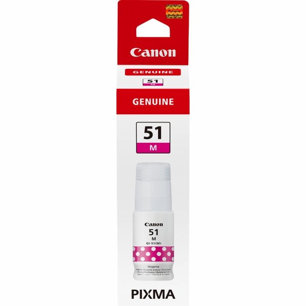 Tusz Canon 4547C001, magenta, 7700s, 70ml, GI-51 M, Canon PIXMA G1420, G2420, G2460, G3420, G3460