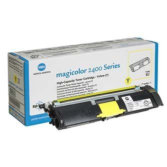 Toner Konica-Minolta A00W132. yellow. 4500s. 1710-5890-05. z hologramem. Konica Minolta Magic Color 2400. 2430. 2450. 2 A00W132 hol.