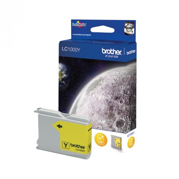 Tusz Brother LC-1000Y. yellow. 400s. Brother DCP-330C. 540CN. 130C. MFC-240C. 440CN LC1000Y