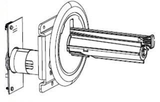 Części / ZEBRA / Kit, Liner Take-Up Spindle  and Motor Assembly, ZT410,  ZT411 only)
