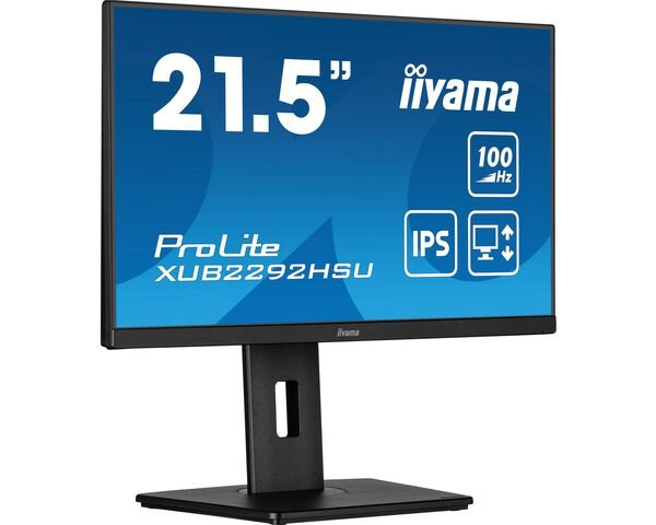Monitor 21.5 cala XUB2292HSU-B6 IPS,100Hz,FreeSync,PIVOT,0.4ms,HDMI,  DP,4xUSB(3.2),2x2W,HAS(150mm)