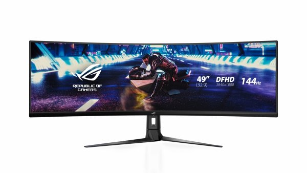 Monitor 49 XG49VQ VA 32:9 (3840 x 1080) ROG Strix 144Hz 4ms 1200nit 125% sRGB HDR400 HDMI DP USB B 2xUSB3.0 GŁOŚNIK