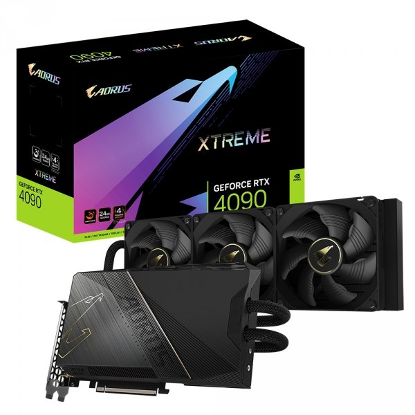 EOL - wycofany z oferty - Karta graficzna GeForce RTX 4090 Xtreme Water Force 24GB GDDR6X 384bit 3DP/HDMI