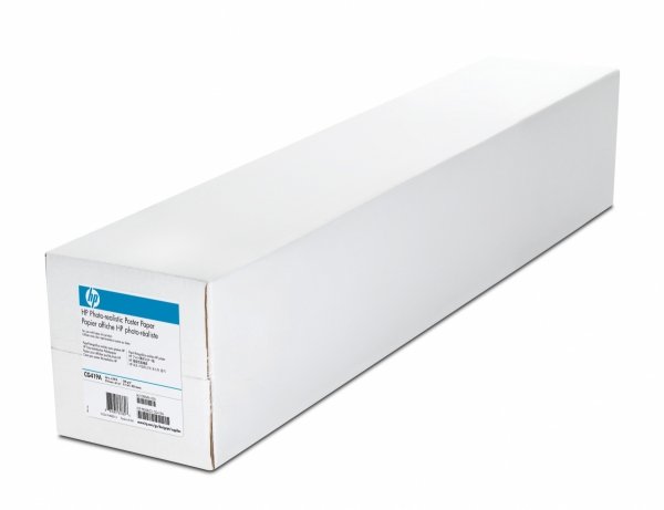 Papier do plotera / HP / 914/61/Photo-realistic Poster Paper, matowy, 36&quot;, CG419A, 205 g/m2, papier, 914mmx61m, biały, do drukarek atramentowych, rolka,