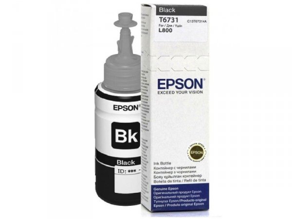 Tusz EPSON C13T67314A. black. 70ml. Epson L800 C13T67314A