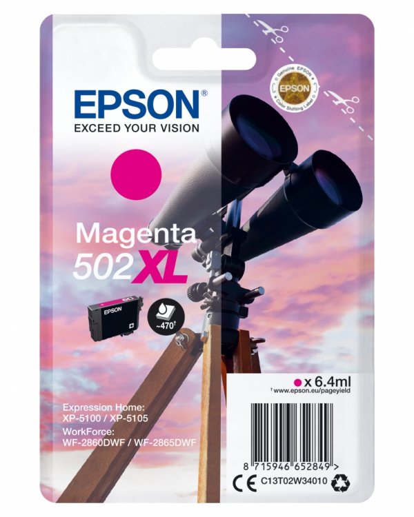 Tusz EPSON 502XL Binocular 6.4ml MG