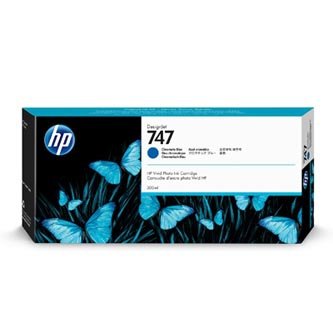 HP oryginalny ink / tusz P2V85A, HP 747, chromatic blue, 300ml, HP HP DesignJet Z9