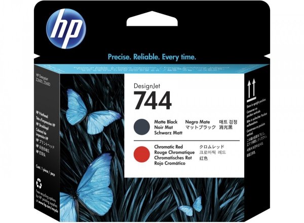 Głowica HP 744 Matte Black+Red Printhead F9J88A