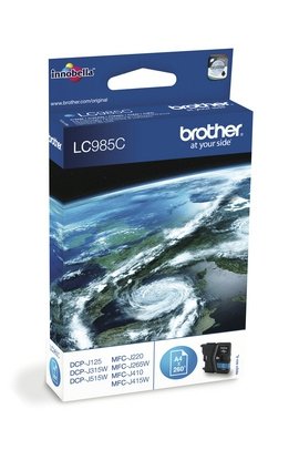 Tusz Brother DCPJ315W Cyan 260str LC985CBP