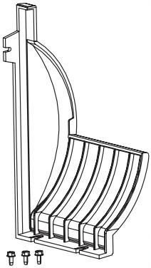 Części / ZEBRA / KIT MAINT REAR END CAP ZM600 79859M, ZM600, 1 pc(s) 
