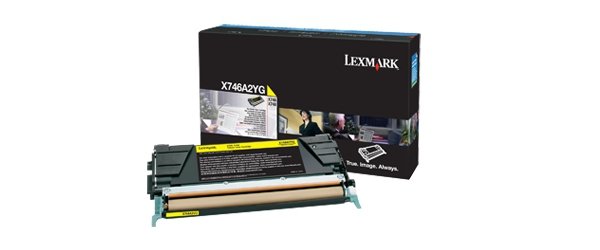 Toner Lexmark X746A2YG. yellow. 70000s. Lexmark X746DE. X748DE. X748DTE X746A2YG