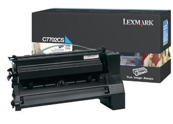 Toner Lexmark C7702CS. cyan. 6000s. Lexmark C77X C7702CS