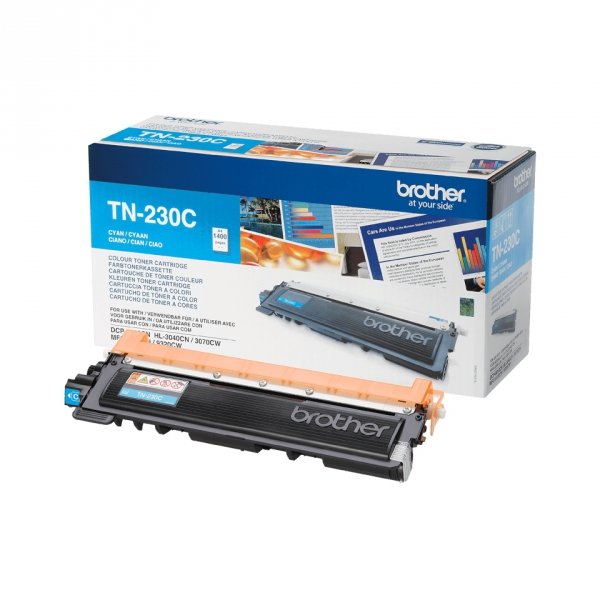 Toner Brother TN230C. cyan. 1400s. Brother HL-3040CN. 3070CW. DCP-9010CN. 9120CN. MFC-9320CW TN230C