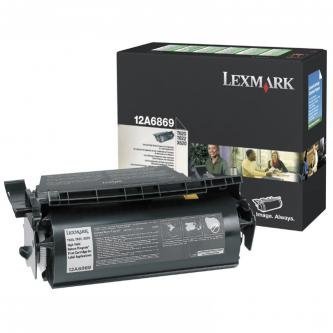 Lexmark oryginalny toner 12A6869. black. 10000s. return. Lexmark T620. X620e. T622. label application 12A6869