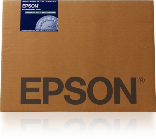 Epson Enhanced Matte Posterboard, biała, 1, szt. szt., C13S041599, do drukarek atramentowych, role, 1122 g/m2