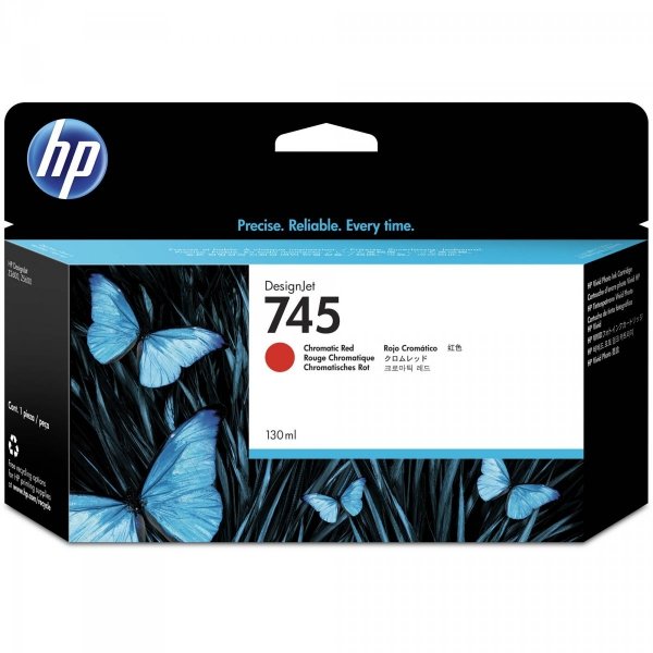 Tusz HP 745 130-ml Chromatic Red F9K00A