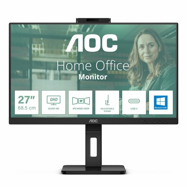Monitor Q27P3CW 27'' IPS DP HDMIx2 USB-C Pivot Kamera