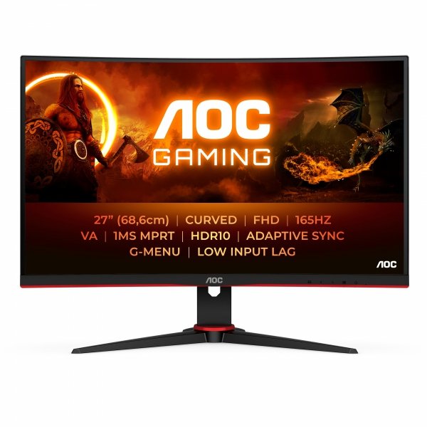 EOL - wycofany z oferty - Monitor C27G2E 27 Curved VA 165Hz HDMIx2 DP