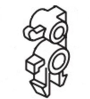 Części / Kyocera-Mita / 2-39 Bush Regist Right FS-600 5MVX221DW006, Bushing 