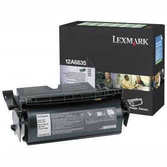 Lexmark oryginalny toner 12A6835. black. 20000s. return. Lexmark T520. N. D. DN. T522. X520 MFP 12A6835