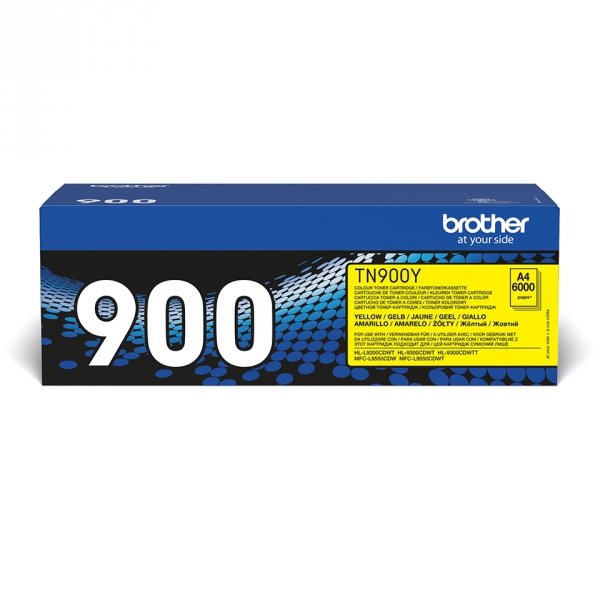 Toner Brother TN-900Y. yellow. 6000s. Brother HL-L9200CDWT. MFC-L9550CDWT TN900Y