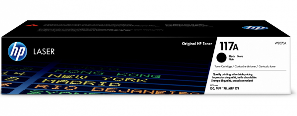 Toner HP W2070A, black, 1000s, HP 117A, HP Color Laser 150, MFP 178, MFP 179, O