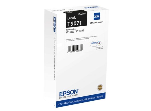Tusz EPSON C13T90714N, T9071, XXL, black, 202ml