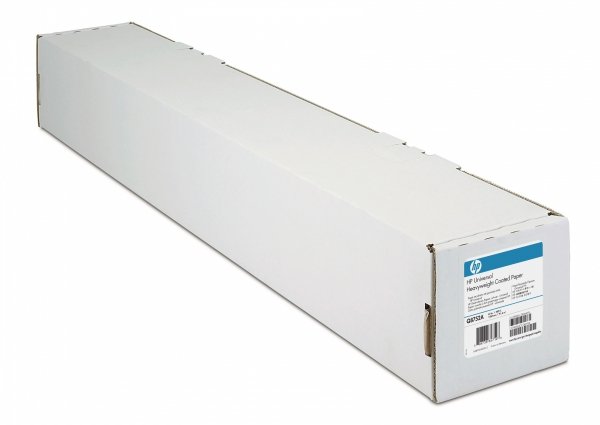 Papier do plotera / HP / 610/45.7/Coated Paper, matowy, 24&quot;, C6019B, 90 g/m2, papier, 610mmx45.7m, biały, do drukarek atramentowych, rolka, uniwersalny