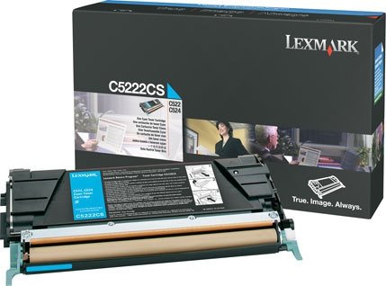 Toner Lexmark C5222CS. cyan. 3000s. Lexmark C52x. C53x C5222CS