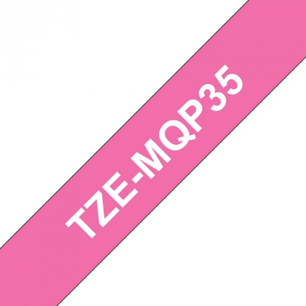 EOL - wycofany z oferty - Etykiety Brother Tape/12mm pink on white f P-Touch