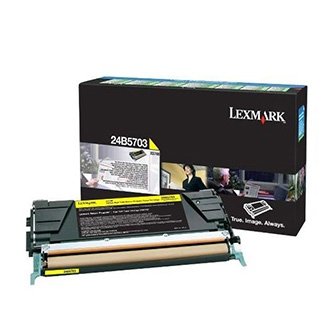 Toner Lexmark 24B5703, yellow, 10000s, high capacity, return, Lexmark XS748, XS748de, O