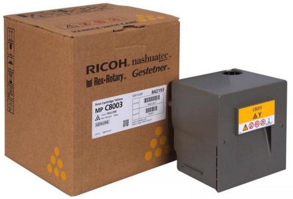 Ricoh oryginalny toner 842193, yellow, Ricoh Aficio MP C6503, C8003 842193