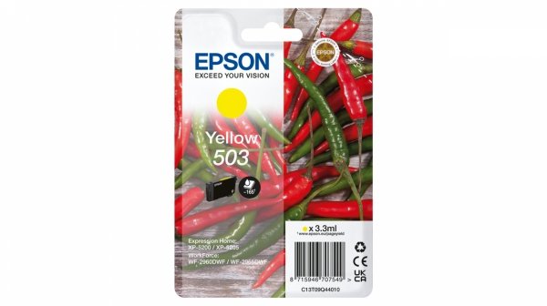 Epson oryginalny tusz / tusz C13T09Q44010, T09Q440, 503, yellow, 3.3ml, Epson XP-5200, XP-5205, WF-2960dwf, WF2965dwf