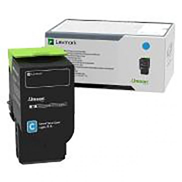 Toner Lexmark 78C0X20, cyan, 5000s, extra duża pojemnośÄ‡, Lexmark CS421dn,CX421adn,CX522ade 78C0X20