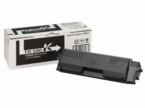 Toner Kyocera-Mita TK580K. black. 3500s. Kyocera Mita FS- C5150DN 1T02KT0NL0