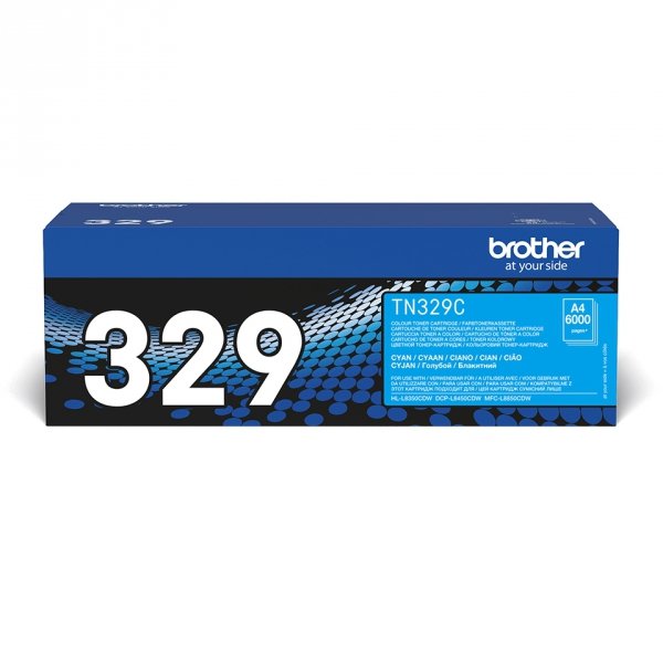 Toner Brother TN-329C. cyan. 6000s. Brother HLL-8350CDW.HLL-9200CDWT TN329C