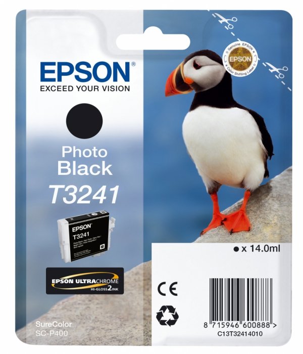 Tusz EPSON C13T32414010. photo black. 14ml. Epson SureColor SC-P400 C13T32414010