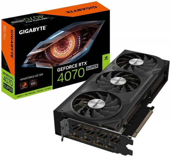 EOL - wycofany z oferty - Karta graficzna RTX 4070 SUPER WINDFORCE OC 12G GDDR6X 192bit