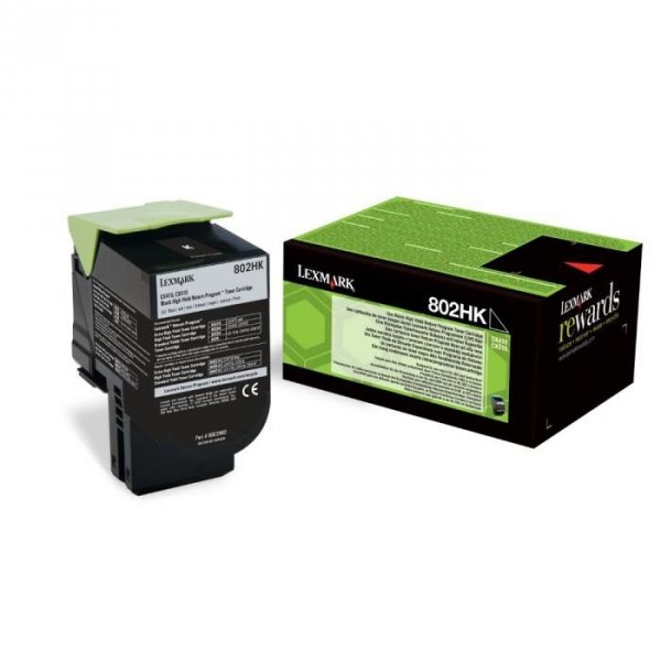 Toner Lexmark 80C2HK0. black. 4000s. return. Lexmark CX410/510 80C2HK0