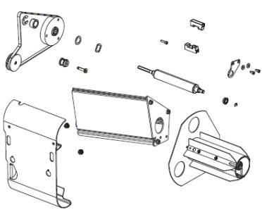 Części / ZEBRA / Rewinder P1053360-011, Thermal  Transfer, 105SLPlus, 1 pc(s)