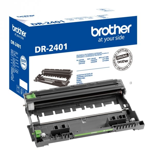 Bęben Brother DR2401, black, 12000s, Brother DCP-L2532DW, DCP-L2552DN, HL-L2312D, HL-L2352DW