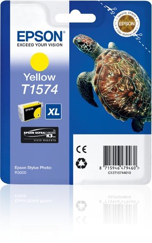 Tusz EPSON C13T15744010. yellow. 25.9ml. Epson Stylus Photo R3000 C13T15744010