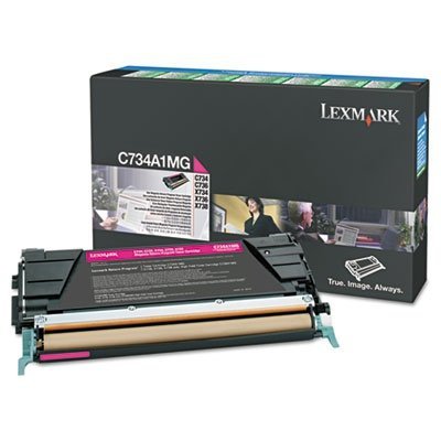 Lexmark oryginalny toner X748H1MG. magenta. 10000s. return. high capacity. Lexmark X748DE. X748DTE X748H1MG